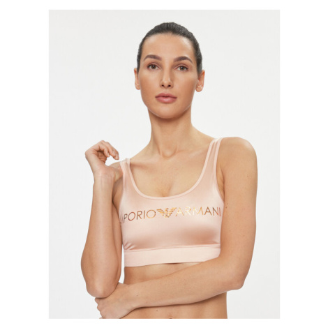 Emporio Armani Underwear Podprsenkový top 164710 3F235 03050 Béžová