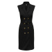 Jacqueline de Yong Dámske šaty JDYMEKKO Regular Fit 15309554 Black L