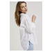 Women's Oversize Shirt MOODO with 3/4 sleeves - white