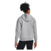 Mikina Under Armour Essential Fleece Hoodie Mod Gray Light Heather