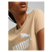 Béžové dámske tričko Puma