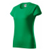 Dámske tričko jednoduché, trávová zelená
