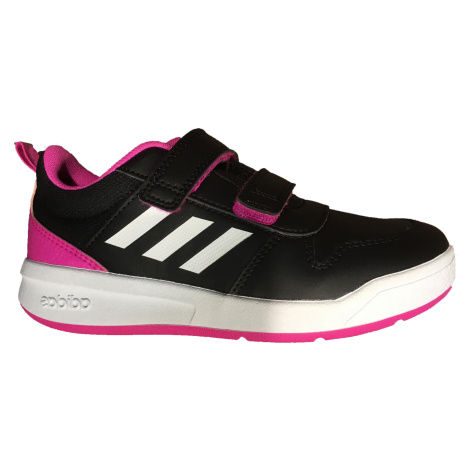 Detská tenisová obuv tensaur čierno-ružová Adidas