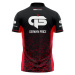 Originálny dres Red Dragon Gerwyn Price Iceman Inferno Tour červený, veľkosť XXL