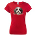 Dámské tričko s potlačou Havanský psík- vtipné tričko