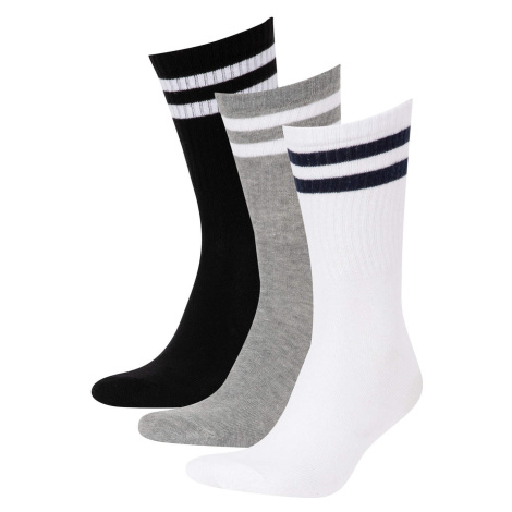 Men's Defacto Fit 3 Pack Cotton Long Socks