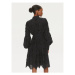 Bruuns Bazaar Koktejlové šaty Chanella BBW3894 Čierna Regular Fit