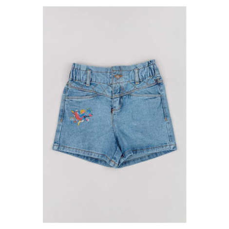 Detské rifľové krátke nohavice zippy jednofarebné