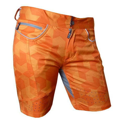 HAVEN Cyklistické nohavice krátke bez trakov - PEARL NEO LADY - oranžová