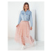 HILTAS Pink Tulle Dstreet Skirt