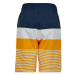 COLOR KIDS-Swim shorts stripes UPF 30+ Saffron Modrá