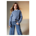 DEFACTO Girl's Crew Neck Sweater