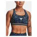 Podprsenka Under Armour UA Pjt Rock Bra Printed - tmavomodrá