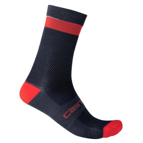 CASTELLI Cyklistické ponožky klasické - ALPHA 18 - modrá
