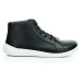 Skinners Moonwalker High Top Leather Black/White barefoot topánky EUR