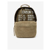 Khaki Men's Leather Backpack Diesel - Men's