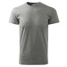 Malfini Basic Unisex tričko 129 tmavo šedý melír