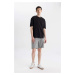 DEFACTO Slim Fit Zipper Pocket Shorts