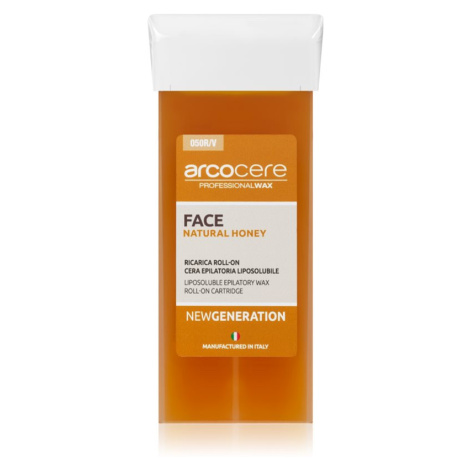 Arcocere Professional Wax Face Natural Honey epilačný vosk na tvár náhradná náplň