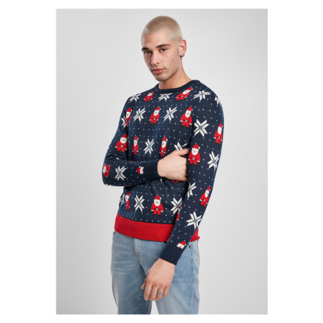 Men's Christmas Sweater Nicolaus And Snowflakes