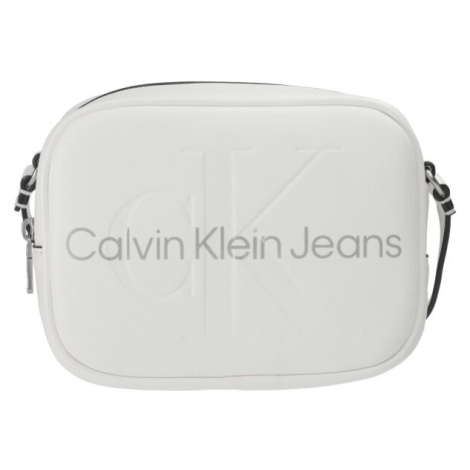 Calvin Klein SCULPTED CAMERA BAG18 Dámska kabelka, biela, veľkosť