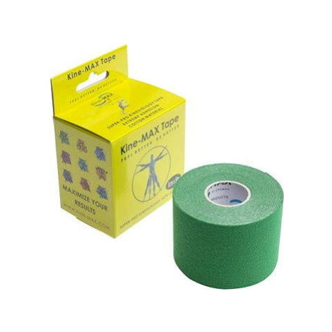 KineMAX SuperPro Cotton kinesiology tape zelená