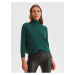 Dark green women's sweater TOP SECRET - Women