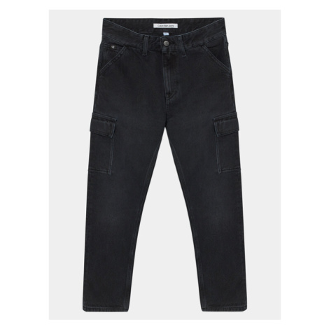 Calvin Klein Jeans Džínsy IB0IB01908 Čierna Regular Fit