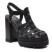 Tommy Jeans Sandále Tjw Heel Fisherman Sandal EN0EN02458 Čierna