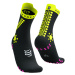 COMPRESSPORT Cyklistické ponožky klasické - PRO RACING V4.0 TRAIL - žltá/čierna