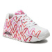 Skechers Sneakersy Uno Spread The Love 155507/WRPK Biela