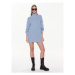 Calvin Klein Jeans Úpletové šaty J20J220359 Modrá Regular Fit