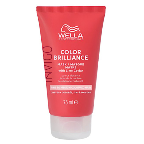 Maska pre jemné až normálne vlasy Wella Professionals Invigo Color Brilliance Fine To Medium - 7