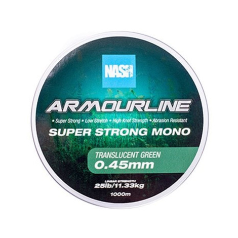 Nash vlasec armourline super strong mono green 1000 m - 0,45 mm 11,33 kg