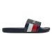 Tommy Hilfiger Šľapky Rwb Pool Slide FM0FM05093 Tmavomodrá