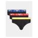 Emporio Armani Underwear Súprava 3 kusov slipov 111734 3R715 50620 Čierna