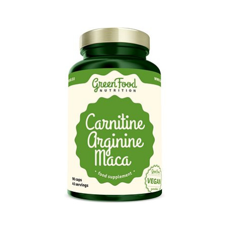 GreenFood Nutrition Carnitin Arginin Maca 90 kapsúl