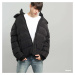 Bunda Urban Classics Hooded Puffer Jacket Black