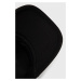 Bavlnená čiapka Kappa čierna farba, s nášivkou