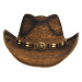 Fox Outdoor klobúk slamený Tennessee, hnedo čierny