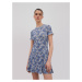 EDITED Letné šaty 'Odette'  krémová / modrá / svetlomodrá / svetložltá
