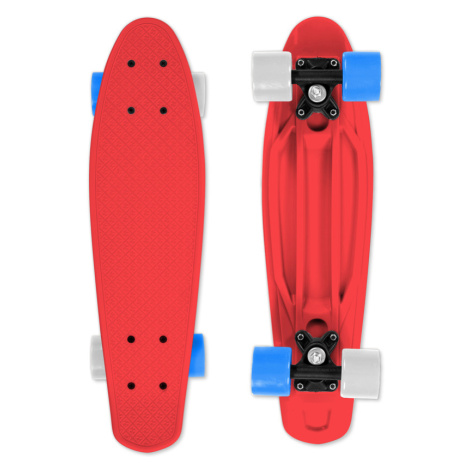 Skateboard FIZZ BOARD Red, Blue-White PU, červený