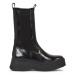 Calvin Klein Členková obuv s elastickým prvkom Pitched Chelsea Boot HW0HW01686 Čierna