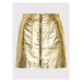 Pinko Kožená sukňa Gerardina 1G183M A01O Zlatá Regular Fit