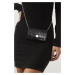 Cool & Sexy Women's Black Chain Strap Micro Bag BE460