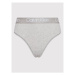 Calvin Klein Underwear Stringové nohavičky 000QD3754E Sivá