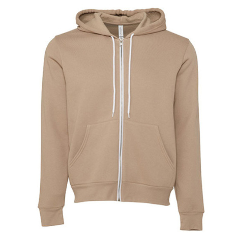 Canvas CV3739CV3739 Unisex mikina s kapucňou na zips CV3739 Tan