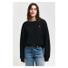 MIKINA GANT SHIELD C-NECK SWEAT BLACK