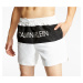 Calvin Klein Medium Drawstring Swim Shorts Classic White
