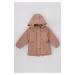 DEFACTO Baby Girl Hooded Waterproof Coat